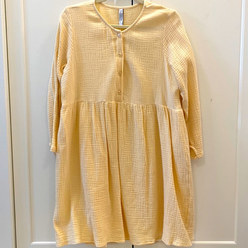 Rachel Pally yellow gauze dress size small